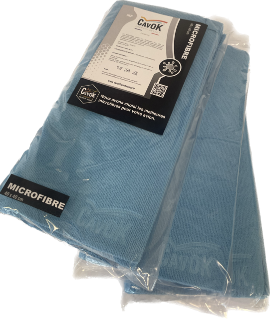 15 Micro Fibre Haut de gamme 40x40 Bleu.